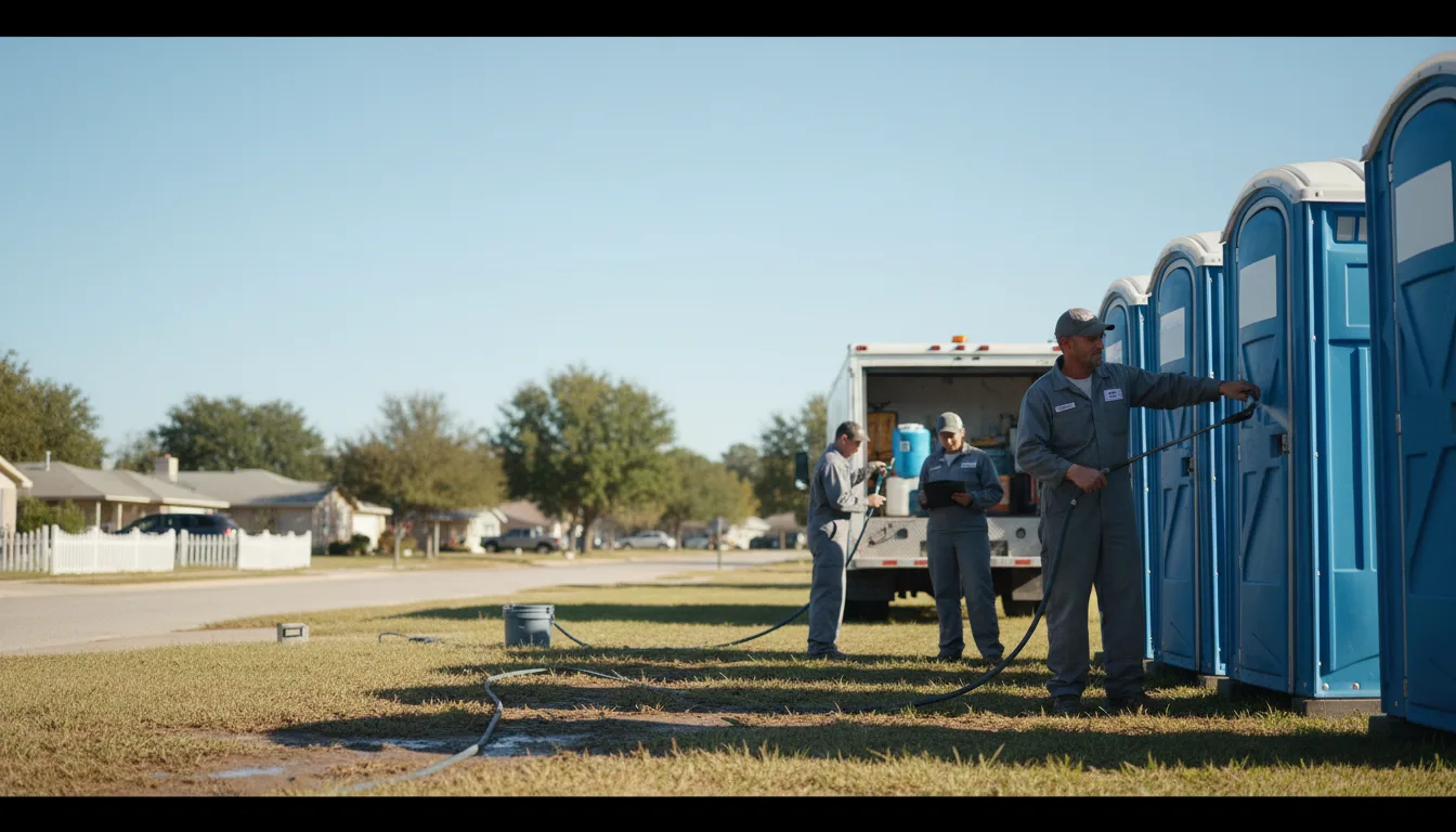 Long-Term Portable Toilet Rental in Waxhaw, NC near me